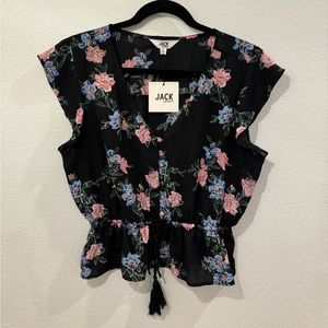 Jack by BB Dakota black blouse